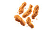© hamad - Crispy fried chicken tenders delicious golden brown fast food snack appetizer meal tasty crunchy poultry treat yummy on transparent background