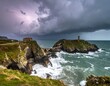 © akun - Dramatic coastal scene with storm clouds