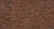© Mihoub - A weathered red brick wall texture with subtle cracks and imperfections, providing a rustic and aged background