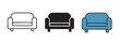 © Mr - Three armchairs in white black and blue styles
