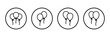 © LUNARA - Balloon icon logo design. Party balloon sign and symbol