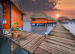 © Rick Burress - Over Water Bungalows in Bocas Del Toro, Panama