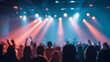 Exciting Live Music Concert at Pattaya Countdown Festival with Colorful Lights, Energetic Crowd, and Night Party Celebration