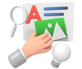 Create web design page