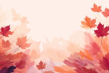 Wall Mural - maple leaves abstract shape backgrounds plant leaf.