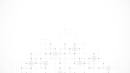 Wall Mural - Minimalistic vector texture with linear squares pattern. Creative idea of modern design with abstract geometric background