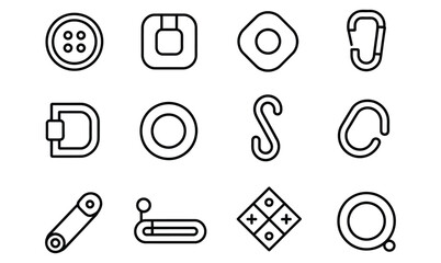 WebDiscover a versatile collection of outlined UI icons, perfect for enhancing user interface design with a clean and modern aesthetic, ideal for web or app development projects needing simple visuals