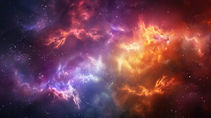 Wall Mural - cosmic nebula space astronomy universe.
