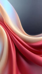 Wall Mural - an exquisite canvas of texture featuring red and orange hues in a captivating abstract design