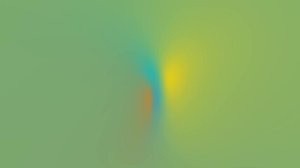 Wall Mural - Slow motion loopable abstract liquid shapes create swirling multicolored gradient with soft blurred transitions