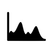 © Siam - Black and white illustration of a simple digital histogram design element