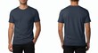 © adelina - Navy TShirt Mockup Front  Back Views Ready for your cool design.