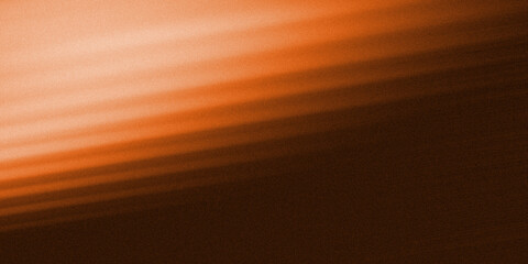Wall Mural - abstract orange black gradient noise background with with corrugated glass,light leak overlay effect