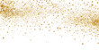 © Rizki - Gold glitter sprinkles scattered on transparent background