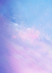 Wall Mural - purple pastel galaxy, aesthetic background