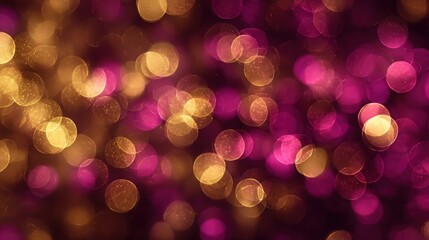 Diwali-inspired abstract bokeh lights, warm gold and magenta, festive background, no cultural symbols 