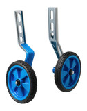 Bicycle training wheels with adjustable height