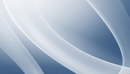 Wall Mural - smooth flowing white wave abstract on blue gradient background with subtle textured lines ideal for 