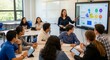 © Zhaorui - Teacher Leading a Group of Students in a Collaborative Learning Session