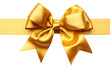© Rawpixel.com - PNG Golden ribbon bow white background celebration accessories.
