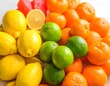 © Pandi - Colorful citrus fruits on a wooden board