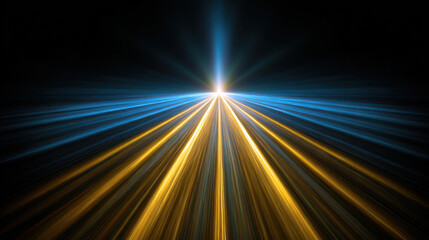 Wall Mural - bright light beams radiate from central point, creating dynamic and vibrant visual effect. contrasti