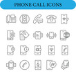 © sumaia - Collection of modern phone call and communication icons