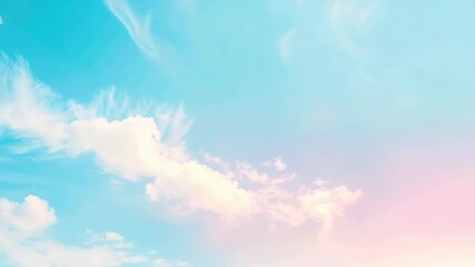 Wall Mural - a commercial airliner soaring above fluffy white clouds in a bright blue sky