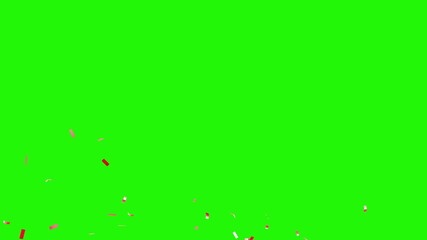 Colorful Confetti Burst Celebration Overlay Animation. confetti particles exploding and flying in all directions. Concept for celebration videos, party intros, event highlights, wedding videos,