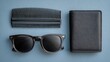 © Jipeg2 - Flatlay of sunglasses, comb, and wallet