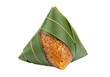 © Sasori - A triangular shaped rice dish, carefully wrapped in vibrant green leaves, creates a visually appealing presentation.