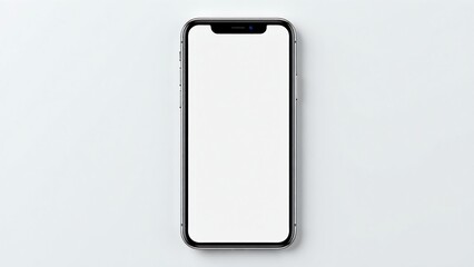 Blank Smartphone Screen Mockup Perfect for App Presentations and Website Designs