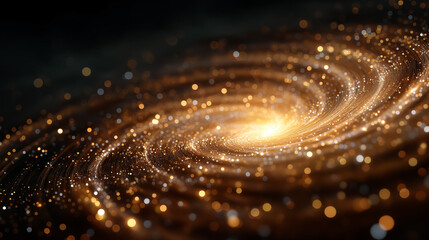 Wall Mural - celestial spiral: a mesmerizing display of cosmic artistry, with a vibrant spiral galaxy dominating 