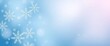 © Pimchada - Intricate white snowflakes on a soft, blue gradient background,  pattern,  xmas