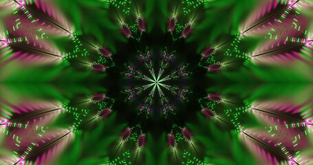 Wall Mural - a captivating display of swirling neon colors and abstract shapes forms a seamless looping animation