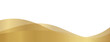 © Anastasiia - Elegant golden waves. Modern and luxurious vector graphic with transparence layers is perfect for a certificate border, banner footer or presentation
