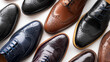 © 余白 - A handcrafted leather fashion shoe showcased in a professional studio setting.