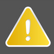 © @5pixel - exclamation mark, attention sign. danger sign, caution warning signs, black warning sign, alert sign, alert, warning,
