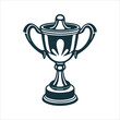 © Warten Weg - Elegant Trophy Cup Icon, Wimbledon Style Trophy cup Wimbledon style