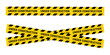 © VectorNest 95 - Under Construction Yellow Warning Tape Vector Caution Safety Sign