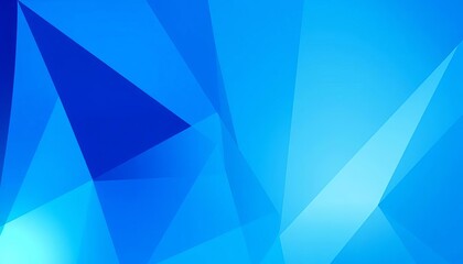 Wall Mural - Abstract geometric blue background with subtle light gradients  Modern design ideal for brochures, websites, and presentations, vector, banner