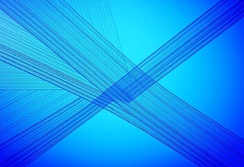 Wall Mural - Abstract background with intersecting blue lines creating a geometric pattern, blue lines,  internet