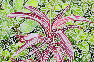 Naklejka na meble  Beautiful Abstract art work with multiple colours 