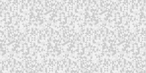 Wall Mural - geometric white, gray cube square low polygon texture wallpaper. abstract surface creative diamond p