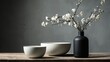 © Diyah - Still life of white blossoms and bowls