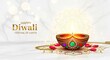 © vijay - Elegant Festive Greeting with Ornamental Diya',