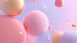 © Aino Minako - Pastel Geometric Circles Abstract Background Animation