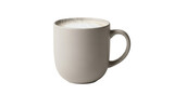 Isolated latte macchiato cup for coffee beverage, hot drink, caffeine on break, comfort drink
