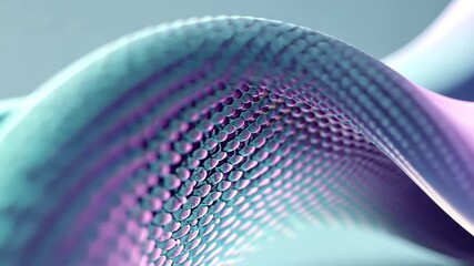 Abstract wave pattern of textured scales, teal and pink, shallow focus