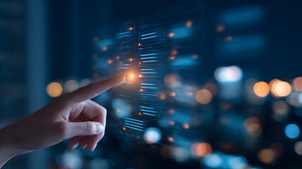 chatbot and digital messaging interface concept showing communication between users and ai in a futuristic glowing environment on dark background. 3d rendering